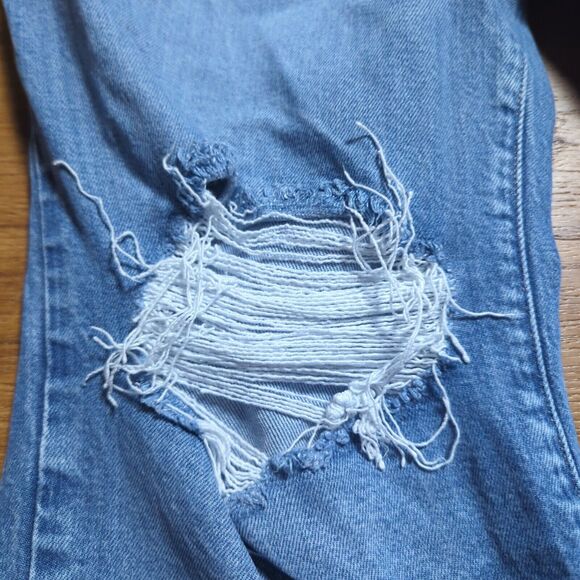 Good American Good Classic Jeans Women's Size 20 Distressed Boot Cut Denim - Picture 2 of 14